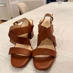 Cole Haan Women's Tan Strappy Sandals